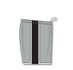 Athletic (AK) Knit Athletic Knit (AK) BS1735Y-973 Youth Grey/Black/White Pro Basketball Shorts