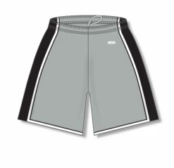 Athletic (AK) Knit Athletic Knit (AK) BS1735A-973 Adult Grey/Black/White Pro Basketball Shorts