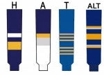 Modelline 2006-09 Buffalo Sabres Knit Ice Hockey Socks