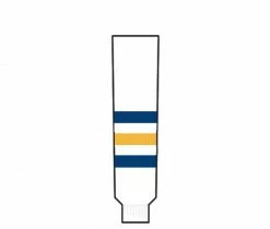 Modelline Knit Ice Hockey Socks - Buffalo Sabres 2008 Winter Classic White/Navy/Gold