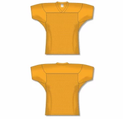 Athletic (AK) Knit Athletic Knit (AK) F810-006 Gold Pro Football Jersey Hockey