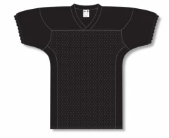 Athletic (AK) Knit Athletic Knit (AK) F820-001 Black Pro Football Jersey Hockey