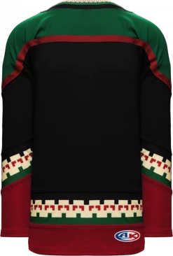 Athletic (AK) Knit Athletic Knit (AK) H550CA-ARI825C 2021 Adult Arizona Coyotes Reverse Retro Black Hockey Jersey