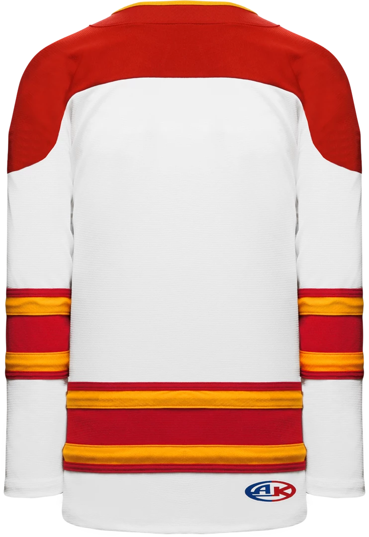Athletic (AK) Knit Athletic Knit (AK) H550BY-CAL472B Youth 2021 Calgary Flames White Hockey Jersey 4 Athletic (AK) Knit Athletic Knit (AK) H550BY-CAL472B Youth 2021 Calgary Flames White Hockey Jersey