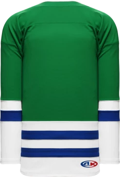 Athletic (AK) Knit Athletic Knit (AK) H550BY-CAR955B Youth 2018 Carolina Hurricanes Heritage Hartford Whalers Kelly Green Hockey Jersey