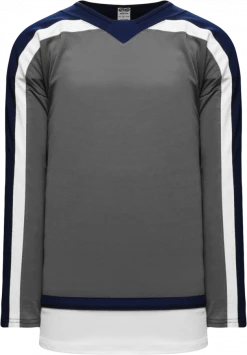 Athletic (AK) Knit Athletic Knit (AK) H550BA-WIN757B Adult 2021 Winnipeg Jets Reverse Retro Charcoal Hockey Jersey