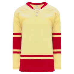 Athletic (AK) Knit Athletic Knit (AK) H550BKA-ALL731BK Pro Series - Adult Knitted 2004 NHL All Stars Cream Hockey Jersey