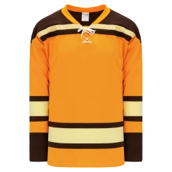 Athletic (AK) Knit Athletic Knit (AK) H550BKA-BOS291BK Pro Series - Adult Knitted Boston Bruins Winter Classic Gold Hockey Jersey