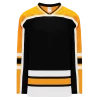 Athletic (AK) Knit Athletic Knit (AK) H550BKA-BOS300BK Pro Series - Adult Knitted Boston Bruins Black Hockey Jersey 2 Athletic (AK) Knit Athletic Knit (AK) H550BKA-BOS300BK Pro Series - Adult Knitted Boston Bruins Black Hockey Jersey