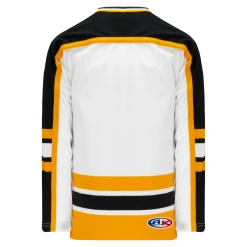 Athletic (AK) Knit Athletic Knit (AK) H550BKY-BOS301BK Pro Series - Youth Knitted Boston Bruins White Hockey Jersey