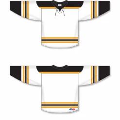 Athletic (AK) Knit Athletic Knit (AK) H550BY-BOS397B Youth 2017 Boston Bruins White Hockey Jersey