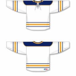Athletic (AK) Knit Athletic Knit (AK) H550BY-BUF693B Youth 2017 Buffalo Sabres White Hockey Jersey