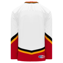 Athletic (AK) Knit Athletic Knit (AK) H550BKY-CAL682BK Pro Series - Youth Knitted New Calgary Flames Third White Hockey Jersey