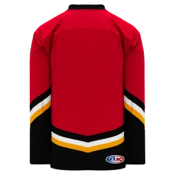 Athletic (AK) Knit Athletic Knit (AK) H550BKA-CAL683BK Pro Series - Adult Knitted New Calgary Flames Third Red Hockey Jersey