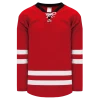 Athletic (AK) Knit Athletic Knit (AK) H550BKA-CAR527BK Pro Series - Adult Knitted 2013 Carolina Hurricanes Red Hockey Jersey
