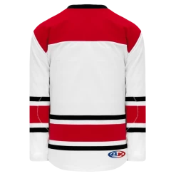 Athletic (AK) Knit Athletic Knit (AK) H550BKA-CAR528BK Pro Series - Adult Knitted 2013 Carolina Hurricanes White Hockey Jersey