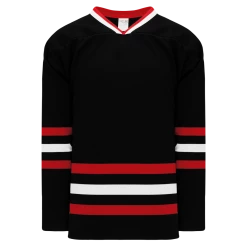 Athletic (AK) Knit Athletic Knit (AK) H550BKY-CHI614BK Pro Series - Youth Knitted New Chicago Blackhawks Third Black Hockey Jersey