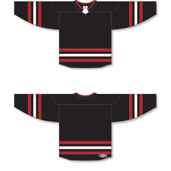 Athletic (AK) Knit Athletic Knit (AK) H550BY-CHI670B New Youth Chicago Blackhawks Third Black Hockey Jersey 7 Athletic (AK) Knit Athletic Knit (AK) H550BY-CHI670B New Youth Chicago Blackhawks Third Black Hockey Jersey