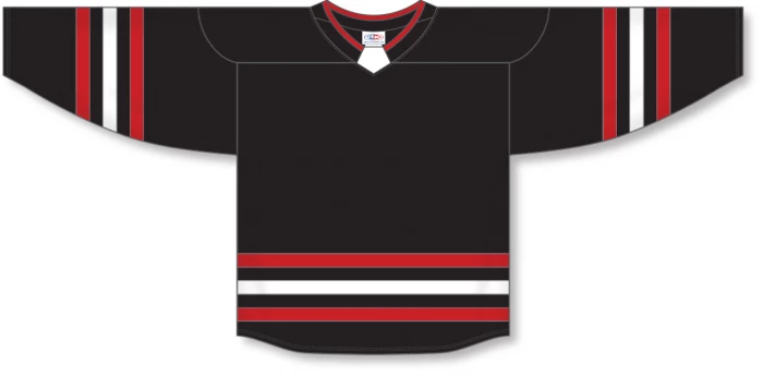 Athletic (AK) Knit Athletic Knit (AK) H550BY-CHI670B New Youth Chicago Blackhawks Third Black Hockey Jersey 5 Athletic (AK) Knit Athletic Knit (AK) H550BY-CHI670B New Youth Chicago Blackhawks Third Black Hockey Jersey