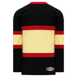 Athletic (AK) Knit Athletic Knit (AK) H550BKA-CHI715BK Pro Series - Adult Knitted Chicago Blackhawks Winter Classic Black Hockey Jersey