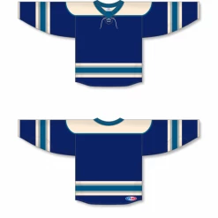 Athletic (AK) Knit Athletic Knit (AK) H550BA-CLM373B Adult 2018 Columbus Blue Jackets Third Navy Hockey Jersey