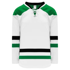 Athletic (AK) Knit Athletic Knit (AK) H550BKY-DAL377BK Pro Series - Youth Knitted 2013 Dallas Stars White Hockey Jersey