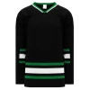 Athletic (AK) Knit Athletic Knit (AK) H550BKA-DAL506BK Pro Series - Adult Knitted Dallas Stars Black Hockey Jersey