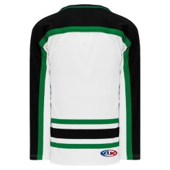Athletic (AK) Knit Athletic Knit (AK) H550BKY-DAL507BK Pro Series - Youth Knitted Dallas Stars White Hockey Jersey