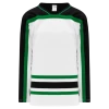 Athletic (AK) Knit Athletic Knit (AK) H550BKY-DAL507BK Pro Series - Youth Knitted Dallas Stars White Hockey Jersey