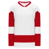Athletic (AK) Knit Athletic Knit (AK) H550BKA-DET203BK Pro Series - Adult Knitted Detroit Red Wings White Hockey Jersey