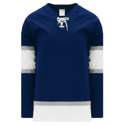 Athletic (AK) Knit Athletic Knit (AK) H550BKY-EDM370BK Pro Series - Youth Knitted 2002 Edmonton Oilers Third Navy Hockey Jersey