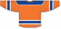 Athletic (AK) Knit Athletic Knit (AK) H550BY-EDM738B New Youth 2015 Edmonton Oilers Third Orange Hockey Jersey