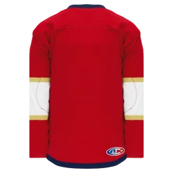 Athletic (AK) Knit Athletic Knit (AK) H550BKY-FLO668BK Pro Series - Youth Knitted 2016 Florida Panthers Red Hockey Jersey