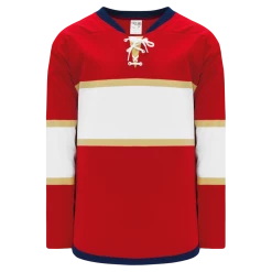 Athletic (AK) Knit Athletic Knit (AK) H550BKY-FLO668BK Pro Series - Youth Knitted 2016 Florida Panthers Red Hockey Jersey