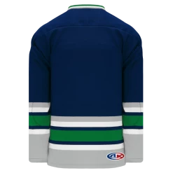 Athletic (AK) Knit Athletic Knit (AK) H550BKA-HAR943BK Pro Series - Adult Knitted Hartford Whalers Navy Hockey Jersey