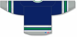 Athletic (AK) Knit Athletic Knit (AK) H550BA-HAR957B New Adult 1992 Hartford Whalers Navy Hockey Jersey