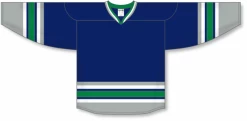 Athletic (AK) Knit Athletic Knit (AK) H550BA-HAR957B New Adult 1992 Hartford Whalers Navy Hockey Jersey