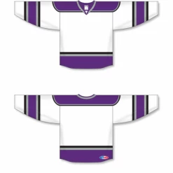 Athletic (AK) Knit Athletic Knit (AK) H550BY-LAS881B New Youth 1998 Los Angeles Kings White Hockey Jersey