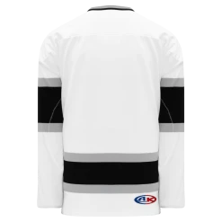 Athletic (AK) Knit Athletic Knit (AK) H550BKA-LAS942BK Pro Series - Adult Knitted Old Los Angeles Kings White Hockey Jersey
