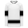 Athletic (AK) Knit Athletic Knit (AK) H550BKY-LAS942BK Pro Series - Youth Knitted Old Los Angeles Kings White Hockey Jersey