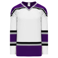 Athletic (AK) Knit Athletic Knit (AK) H550BKA-LAS952BK Pro Series - Adult Knitted 1998 Los Angeles Kings White Hockey Jersey