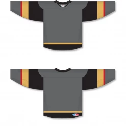 Athletic (AK) Knit Athletic Knit (AK) H550BA-LAV394B Adult 2017 Las Vegas Golden Knights Charcoal Hockey Jersey