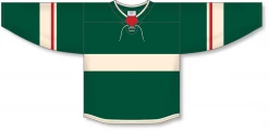 Athletic (AK) Knit Athletic Knit (AK) H550BA-MIN860B Adult 2017 Minnesota Wild Dark Green Hockey Jersey