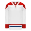 Athletic (AK) Knit Athletic Knit (AK) H550BKY-MON559BK Pro Series - Youth Knitted 2015 Montreal Canadiens White Hockey Jersey
