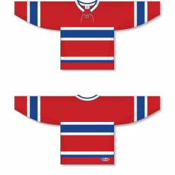 Athletic (AK) Knit Athletic Knit (AK) H550BY-MON782B Youth 2017 Montreal Canadiens Red Hockey Jersey