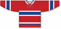 Athletic (AK) Knit Athletic Knit (AK) H550BY-MON782B Youth 2017 Montreal Canadiens Red Hockey Jersey