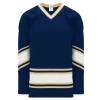 Athletic (AK) Knit Athletic Knit (AK) H550BKY-NDA520BK Pro Series - Youth Knitted University Of Notre Dame Fightin' Irish Navy Hockey Jersey