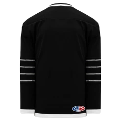 Athletic (AK) Knit Athletic Knit (AK) H550BKY-NYI696BK Pro Series - Youth Knitted 2015 New York Islanders Third Black Hockey Jersey