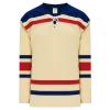 Athletic (AK) Knit Athletic Knit (AK) H550BKA-NYR513BK Pro Series - Adult Knitted New York Rangers Winter Classic Sand Hockey Jersey