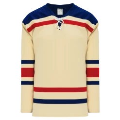 Athletic (AK) Knit Athletic Knit (AK) H550BKA-NYR513BK Pro Series - Adult Knitted New York Rangers Winter Classic Sand Hockey Jersey